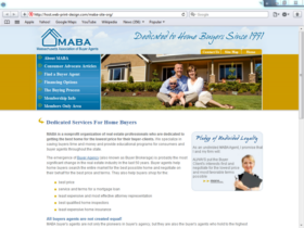 Example of Construction Real Estate and Home Improvement Brokers and Agents web site marketing