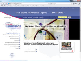 Example of Corporate Services Transport and Logistics Internet Marketing Company
