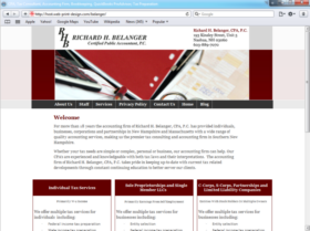 Example of Banks and Financial Financial Services Web Design