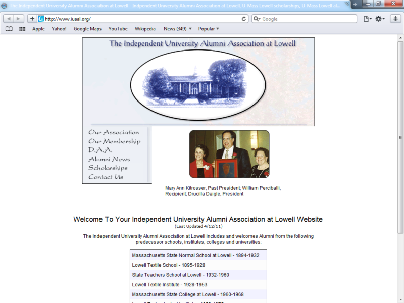 Example of Education Higher Education and Colleges web design MA