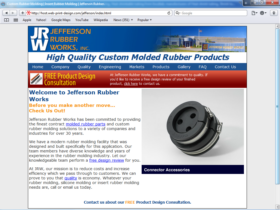 Example of Manufacturing Materials and Heavy Equipment SEO Web Design